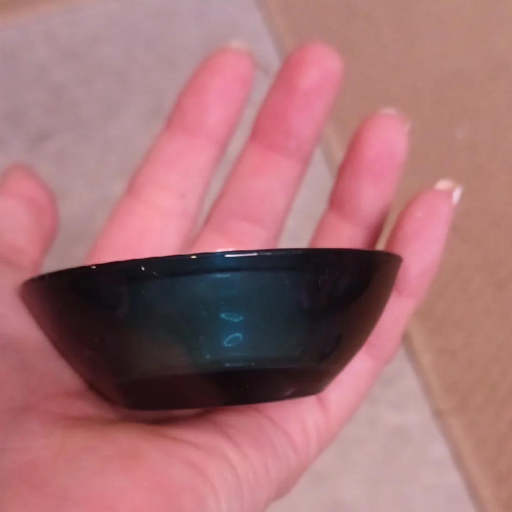 Crate&Barrel Blue Tealight Holders